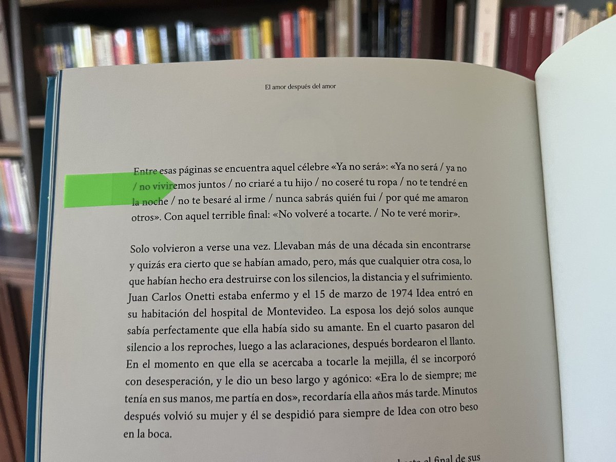 Este poema de Idea Vilariño, que le escribió a su gran amor, Juan Carlos Onetti, y la explicación de cómo termina su historia, siempre me arruga el corazón