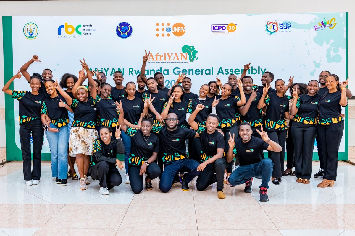 AfriYAN_Rwanda's tweet photo. #Today: We concluded our very successful Annual #GeneralAssembly2023. Over the past three days, we focused on capacity strengthening member organizations, particularly in the realm of national policies and strategies.
#AfriYANRwandaGA2023
#GenerationGRw
#SYP
@jnabdallah https://t.co/JeZWtOQC09