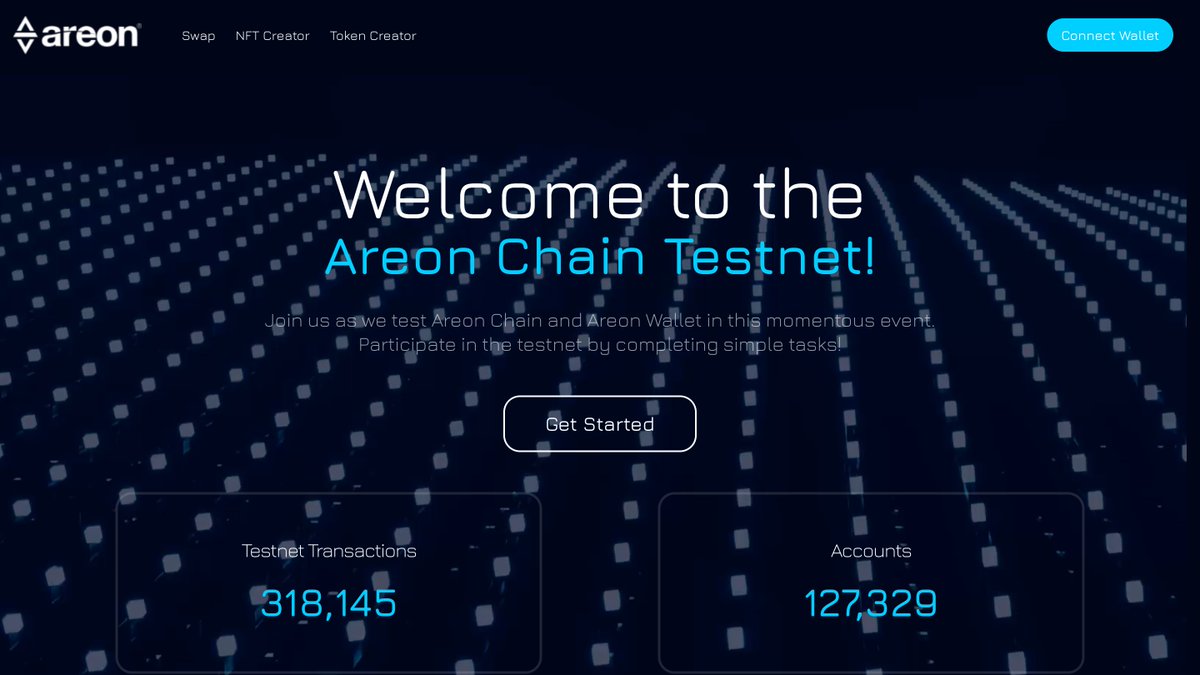 We have surpassed 100K testers in #AreonTestnet in 3 days! 🎉

If you haven't met #AreonChain yet, now is the time!

Experience stunning speed &amp; super low gas fees! ⚡️

Join for free: testnet.areon.network

Testnet guide: areonnetwork.medium.com/areon-network-…

#WeAreOn #layer1 #blockchain