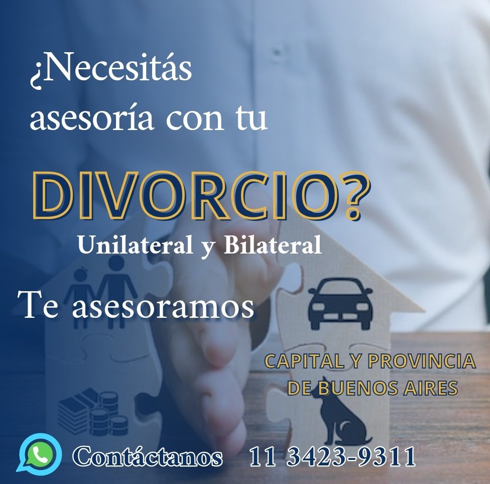 manu201333's tweet photo. ¿Te querés divorciar? 🙋🏻‍♀️🙋🏽‍♂️

Nosotros te asesoramos. 

Trabajamos tanto en Capital Federal como en Provincia de Buenos Aires 🇦🇷

Contáctanos al 11 3423-9311 ☎️ 

#abogado #mequierodivorciar #divorcio #bsas https://t.co/j5XBj2XWhE