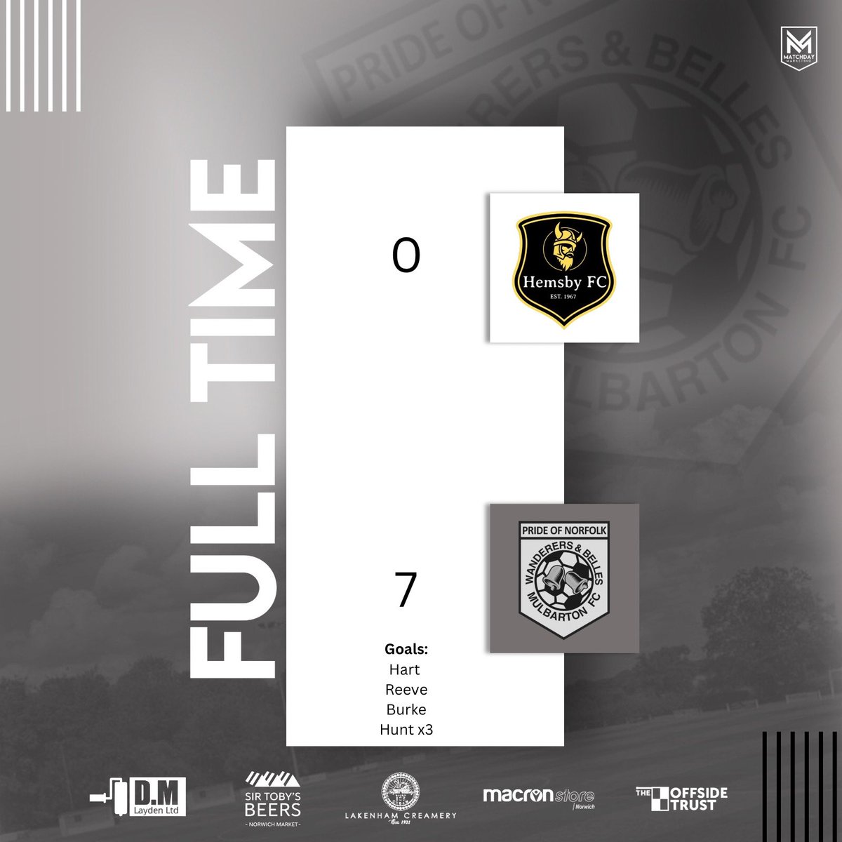 Mulbarton Wanderers Reserves FC tweet media