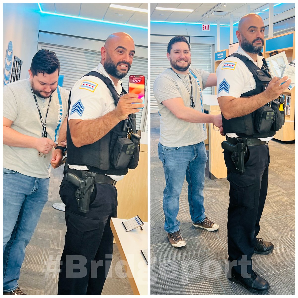 Officer Darwish: Why am I being arrested?!?!
David: Because it’s a crime to not claim your free First-Net watch with your upgrade!!!

First-Net by any means necessary ! (Even if it means arresting officers😂 JK!)  
🚨
<a href="/shawnglinski/">Shawn Glinski</a> #312crew #money #bridgeportballerz #firstnet