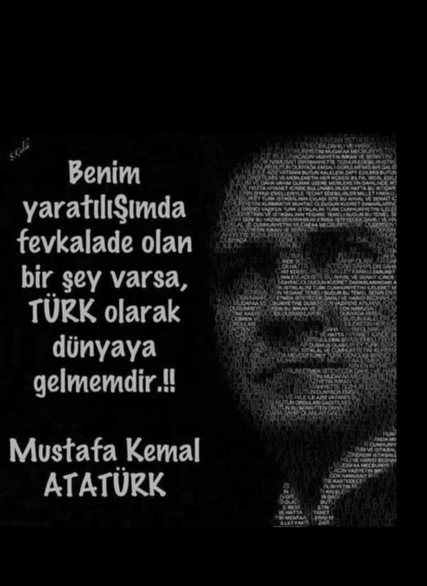 Sonradan TÜRK olunmaz...!
TÜRKLÜK anadan atadan gelir...
#NeMutluTürkümDiyene 🇹🇷