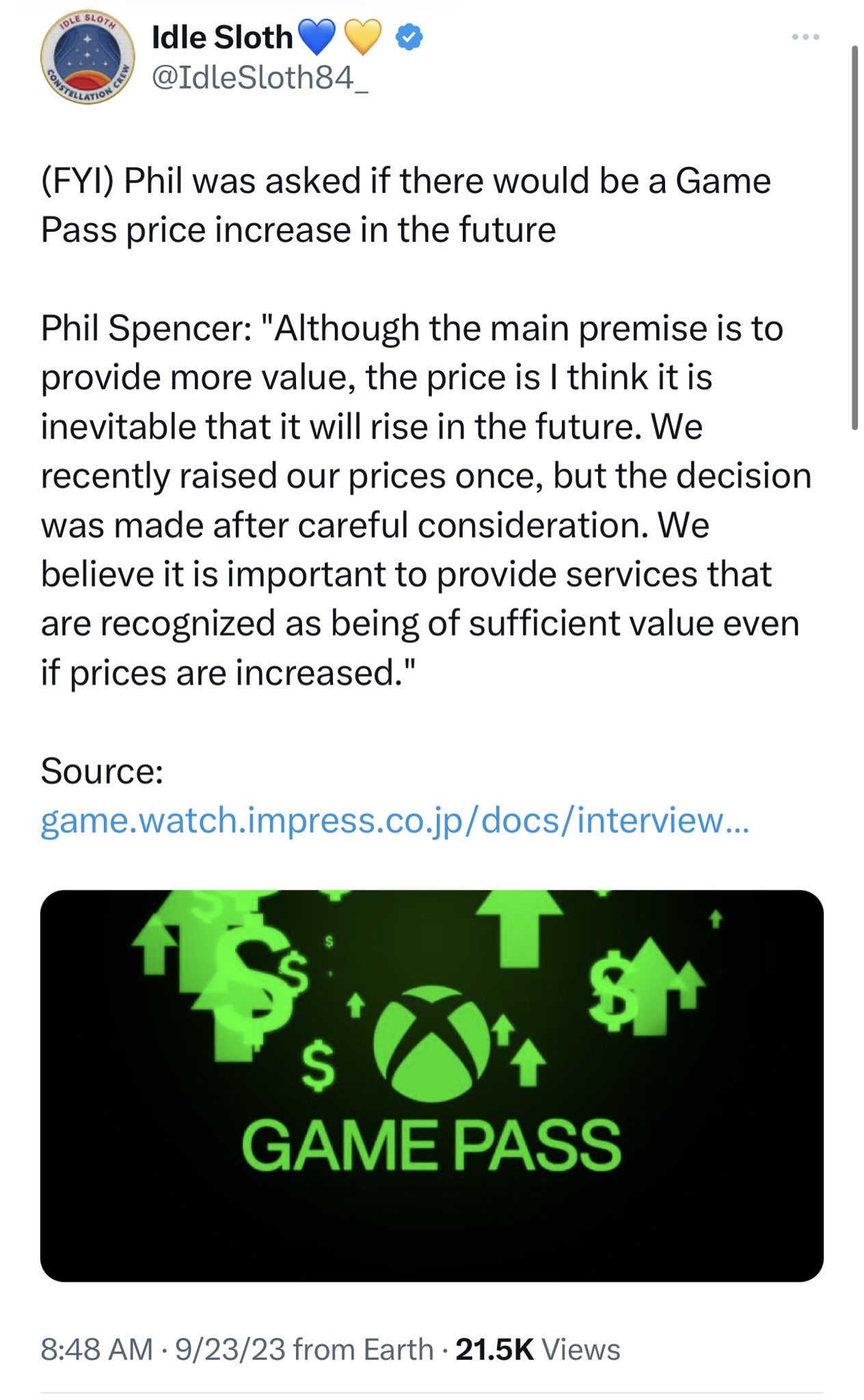 Game Pass Price Increase Is Inevitable, Says Spencer; More