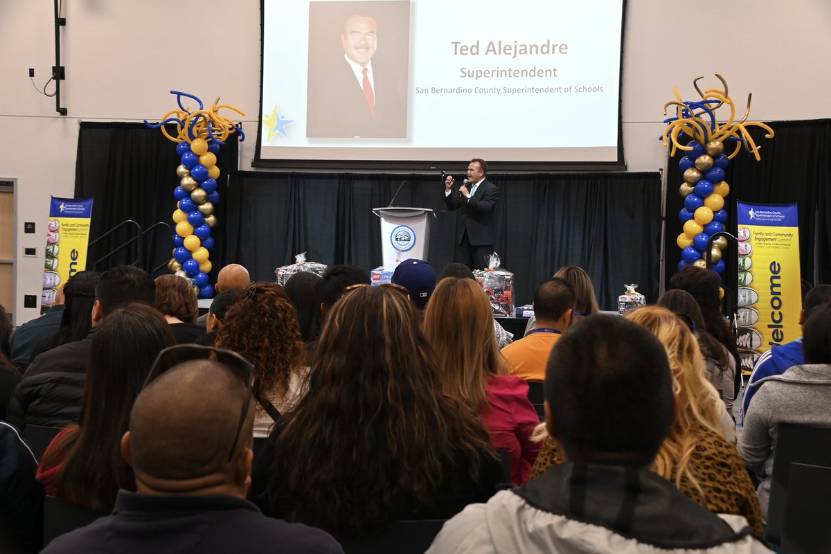SBCountySchools's tweet photo. We are so excited to be hosting this year’s Family and Community Summit at @csusb! We have incredible featured speakers, outstanding performances and transformative breakout sessions. 

We appreciate all the families, community members and educators for joining us today! https://t.co/z1spGPjfxR