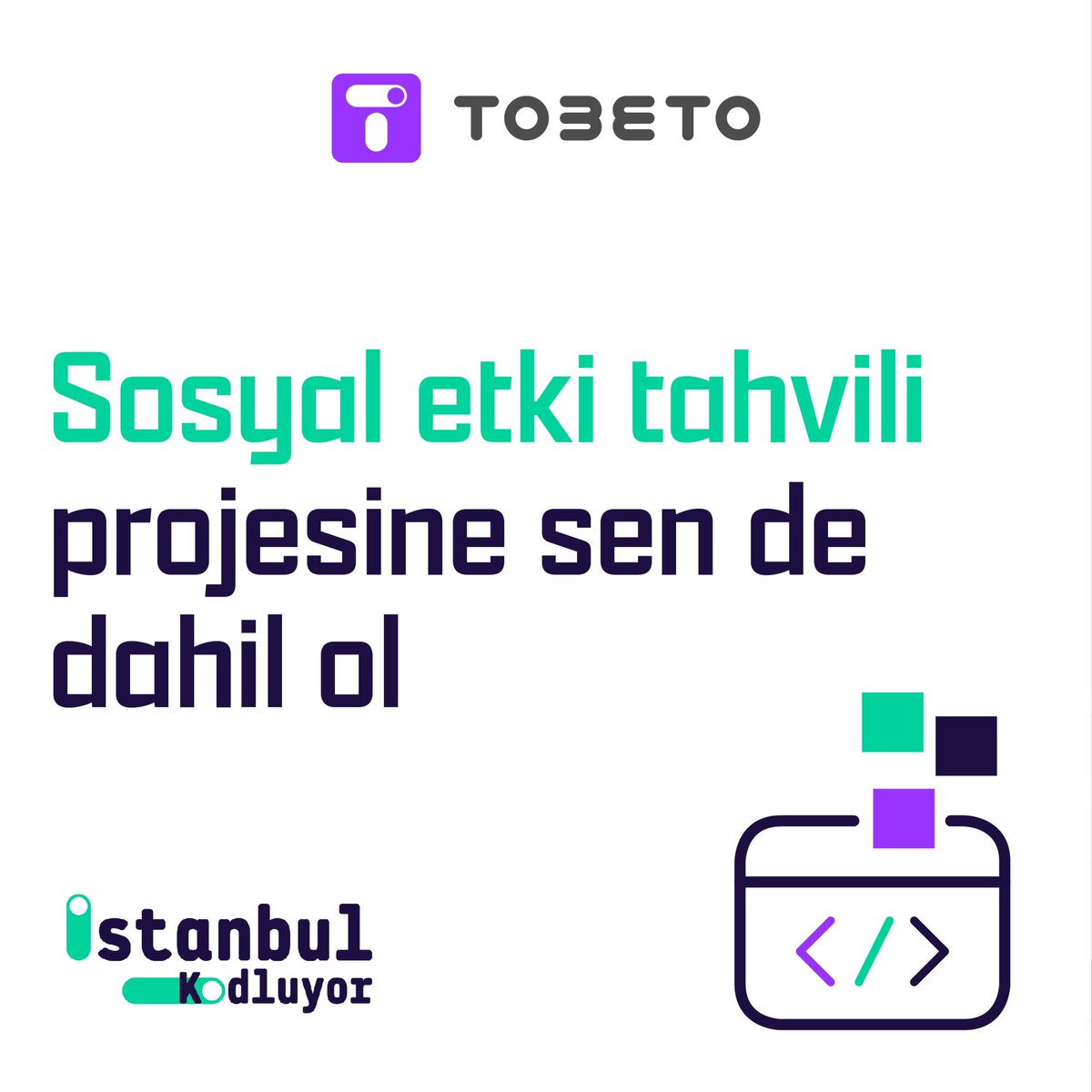 tobeto_platform's tweet photo. Seni arıyoruz!

💻 Yazılıma meraklıysan,
👩🏻‍🎓 En az lise mezunuysan,
⚠️ Son bir yıldır çalışmıyorsan,
👨🏻‍💻 İş arayışındaysan,

İstanbul Kodluyor projesi tam sana göre!

Detaylı bilgi ve başvuru için https://t.co/9dHhOnCU4w adresini ziyaret etmeyi unutma. 

#tobeto #istanbulkodluyor https://t.co/WNNFYvHvST