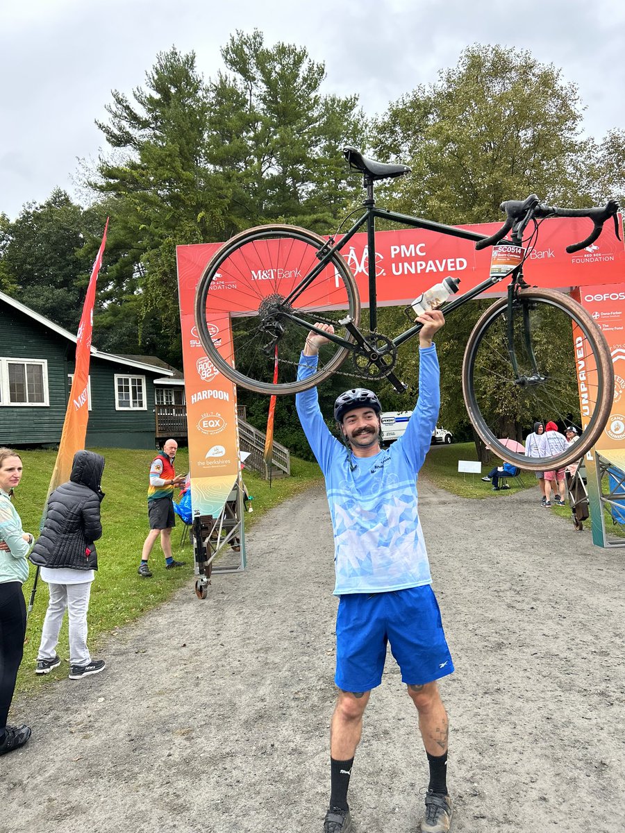 PanMass's tweet image. The fun does not end at the #PMCUnpaved finish line! Back at camp there are games, live music &amp;amp; more! #PMC2023