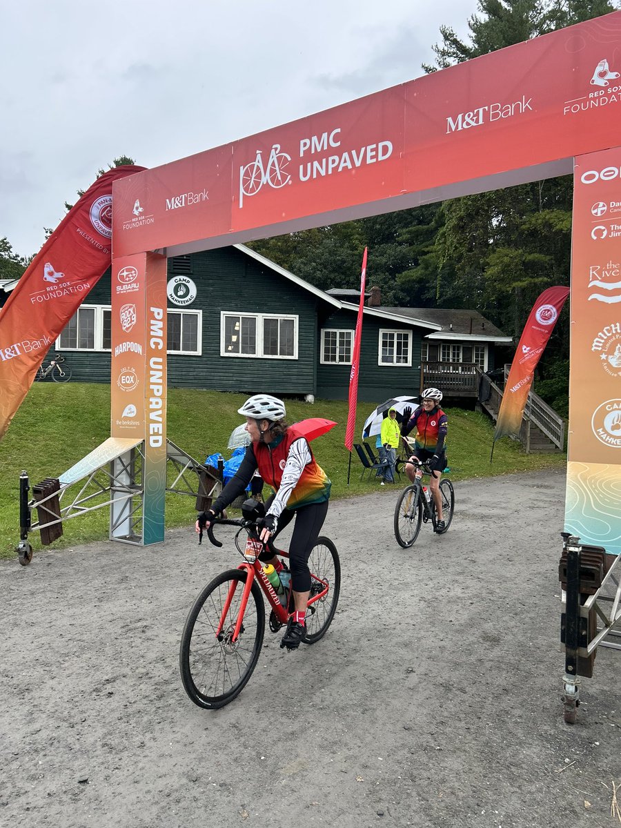 PanMass's tweet image. The fun does not end at the #PMCUnpaved finish line! Back at camp there are games, live music &amp;amp; more! #PMC2023