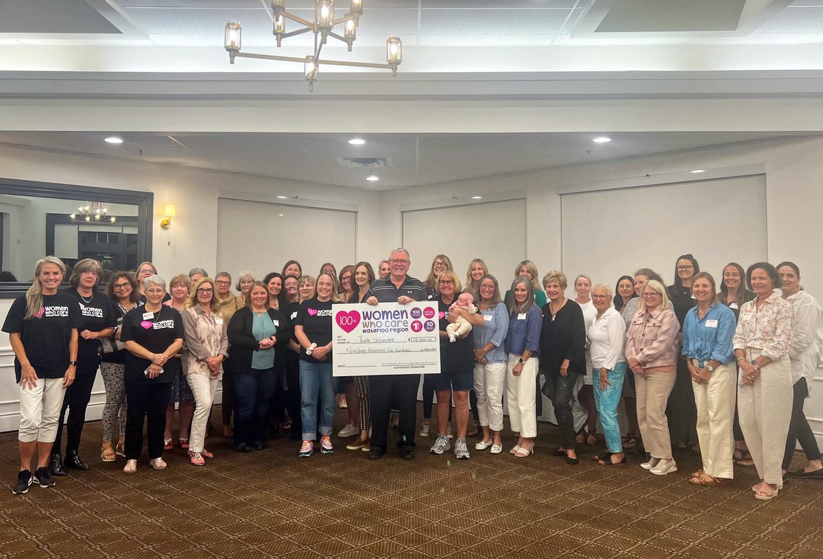 jeffchase_'s tweet image. Sept 21st marked the 3rd meeting of 2023 for @100WomenKCW Congratulations to Youth Unlimited YFC TriCity who
received a donation of $19,600☀️