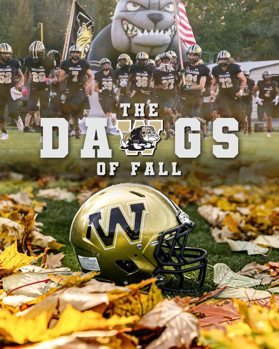 Williams Football (@whsbulldogsfb) on Twitter photo As we welcome the 2023 Autumnal Equinox, we shout out our players, families, staff, fans and alumni! Happy Fall to Bulldogs everywhere! HC 2023 is coming…<a href="/DawgAthletics/">Williams Athletics</a> <a href="/BoosterWilliams/">WilliamsAthleticBoosterClub</a> <a href="/WMWHS/">Walter M Williams</a> <a href="/WHSDawgstrong/">WHS Strength and Performance</a> <a href="/dawgs_bite/">WWHS Student Section</a> As we welcome the 2023 Autumnal Equinox, we shout out our players, families, staff, fans and alumni! Happy Fall to Bulldogs everywhere! HC 2023 is coming…<a href="/DawgAthletics/">Williams Athletics</a> <a href="/BoosterWilliams/">WilliamsAthleticBoosterClub</a> <a href="/WMWHS/">Walter M Williams</a> <a href="/WHSDawgstrong/">WHS Strength and Performance</a> <a href="/dawgs_bite/">WWHS Student Section</a>