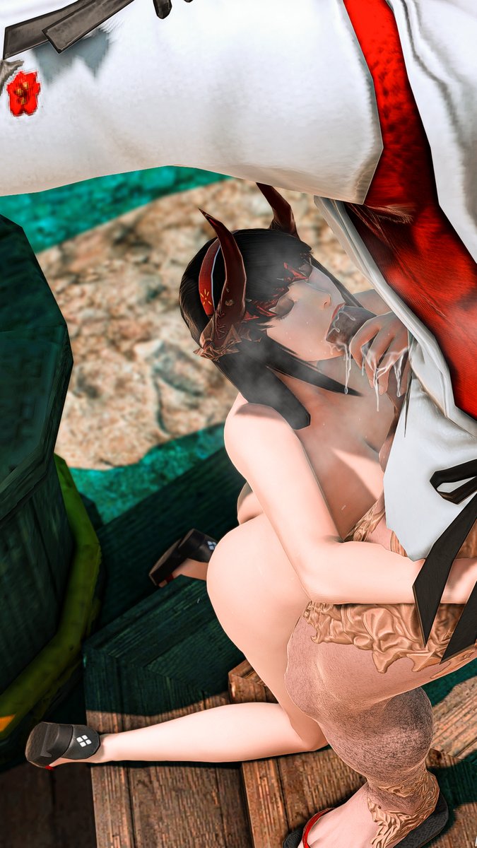alter58377968's tweet photo. #ffxivlewd #ffxivnsfw #gposensfw #ff14nsfw
紫水宫女将③ 
💕您的肉..棒💞
💓唔..嗯，妾身...最爱❤️ https://t.co/LHLPZx0tpD