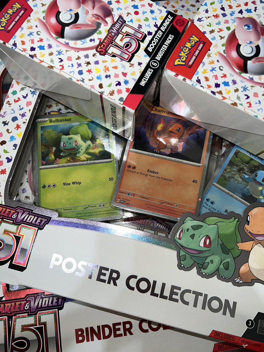 Good luck on your pulls!!!🤙🏼

#Scarlet #Violet #Pokemon #TCG #PosterCollection #BinderCollection #BoosterBundle