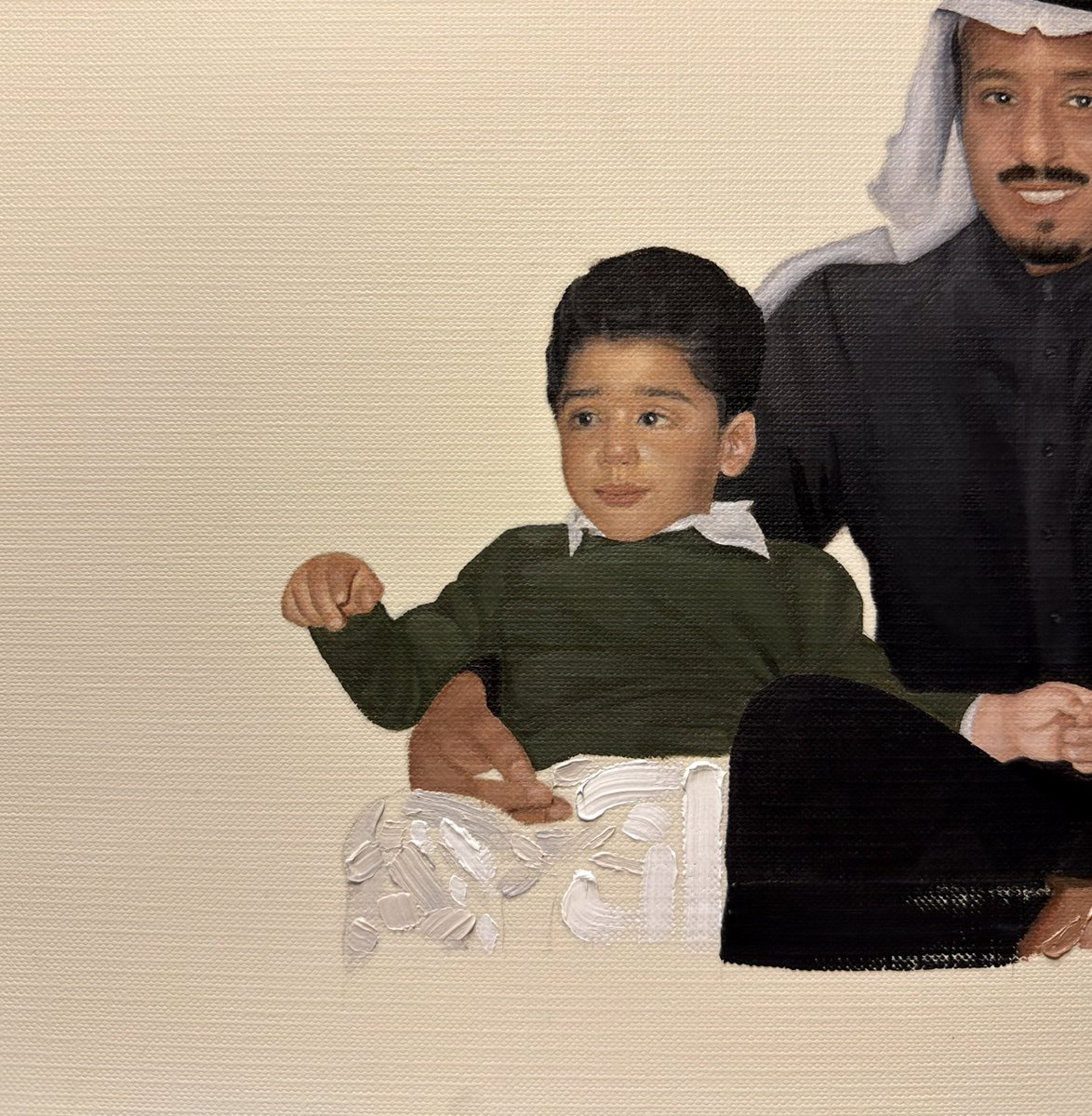 رسمة اليوم 🇸🇦
الملك سلمان وولي عهده في طفولته