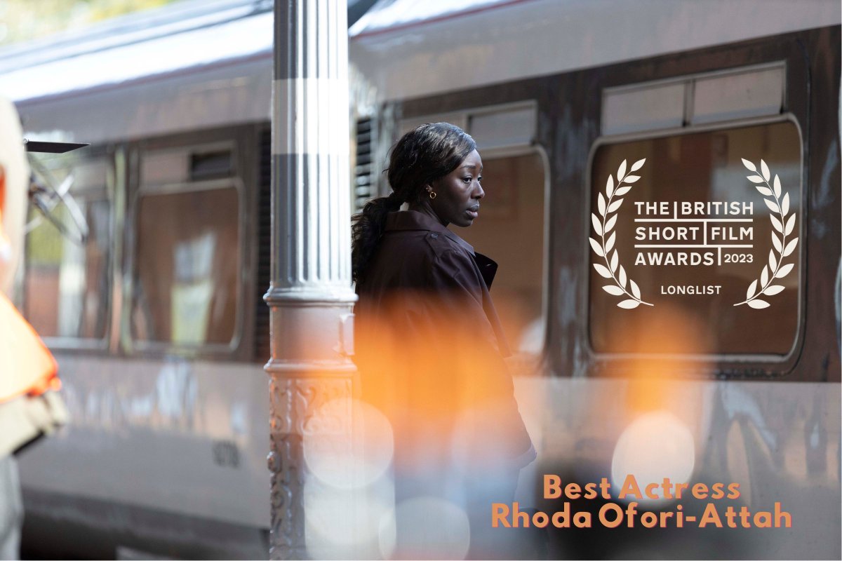 We're chuffed at DREAM BIG Central that #RhodaOforiAttah has been recognised for her brilliant performance as MIRANDA by #TheBritishShortFilmAwards! Rhoda has made the 2023 LONGLIST for BEST ACTRESS! Toot, toot! We have everything crossed that she makes the next round! Go Rhoda!