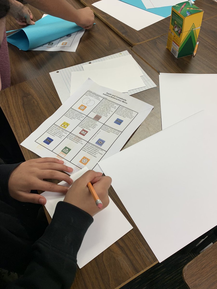 Fascino_Math's tweet photo. These 5th graders are loving this choice board we kicked off! @NISDCNE @NISDMaCGT https://t.co/NxOF80BYK2