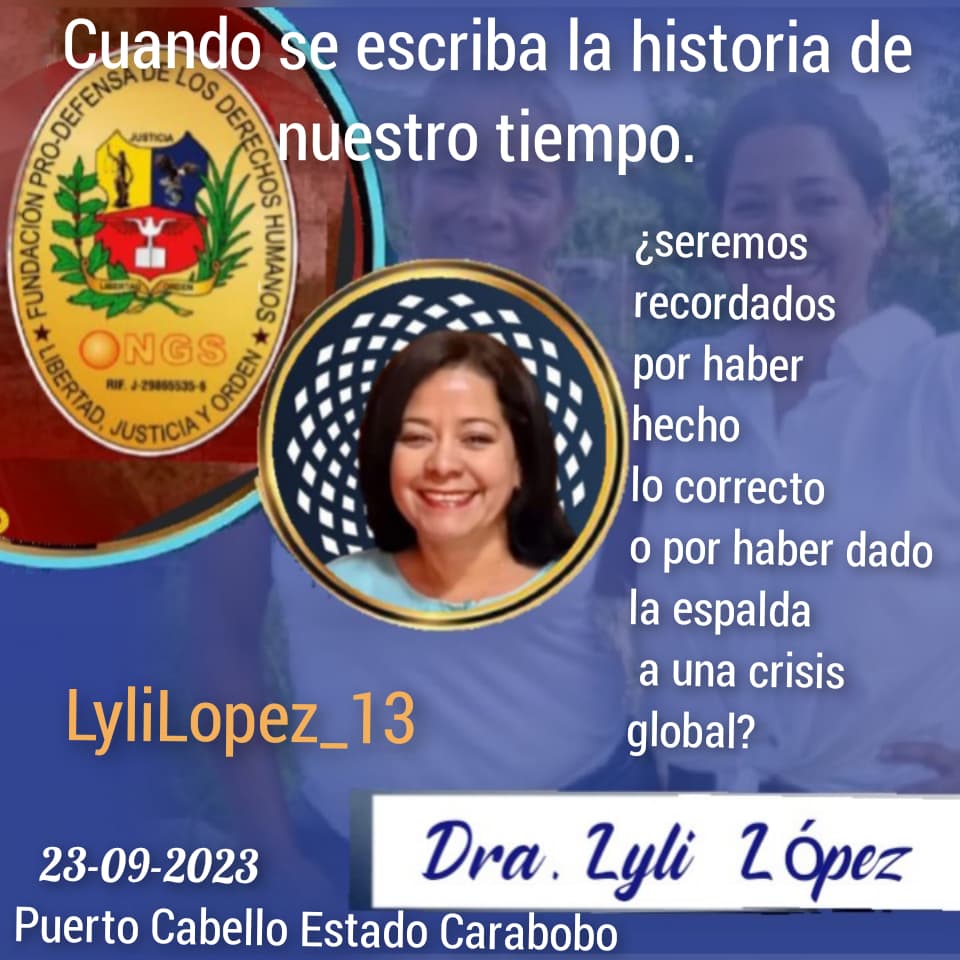 MariaesPueblo's tweet photo. Juré nunca mantenerme en silencio cuando los seres humanos soportasen sufrimiento y humillación. Siempre debemos tomar parte. La neutralidad ayuda al opresor, el silencio alienta al torturador, nunca al torturado.
Un llamado directo, a todos los Defensores DDHH
#yoapoyoLyliLópez https://t.co/DSpMFmWm67