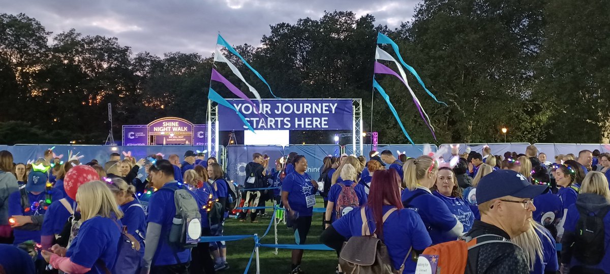 And so it has about to begin... #shinewalk