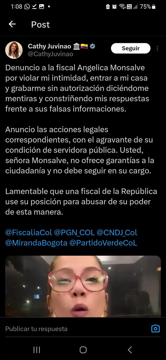RP_Abogado's tweet photo. La declaracion en llanto de @CathyJuvinao es la demostracion vergonzosa de la manupulacion politica y de las falacias testimoniales de sus afirmaciones. De no haber sido por el video de la señora Fiscal @alazamo123 de seguro estaria en curso su falsa denuncia. https://t.co/FoVesSKhyd