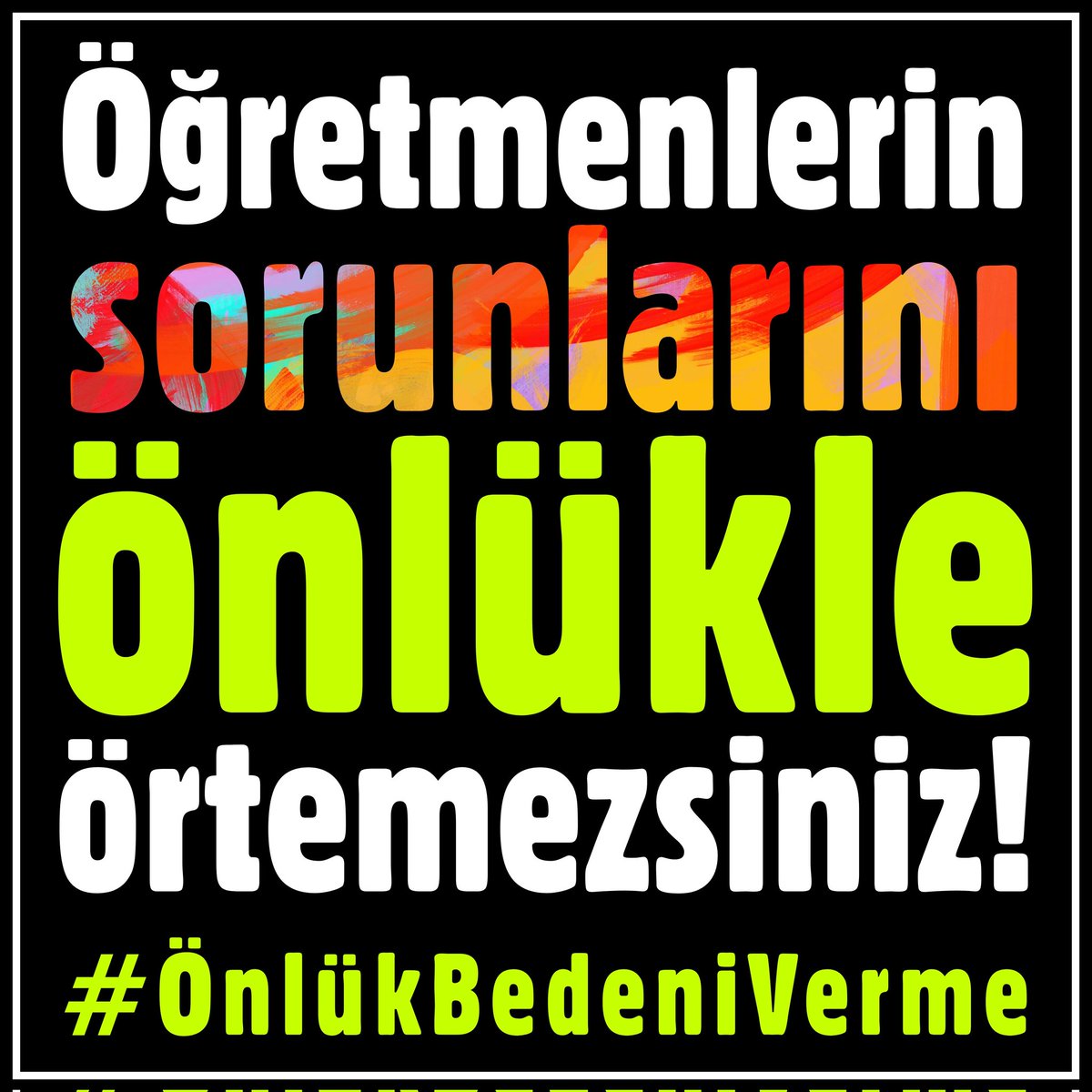 #ÖnlükBedeniVerme