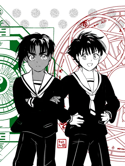 okay but what if cardcaptor sakura au where kaito's sakura and heiji is syaoran. is this anything #dcmk 