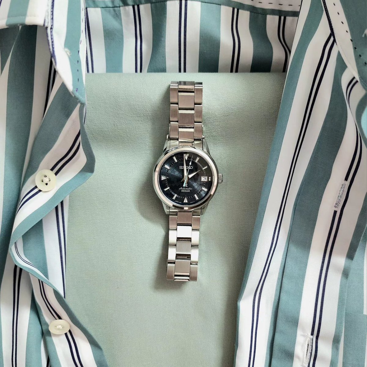 TheWatchDocs's tweet image. One of the best dials to come out of 2021... And almost impossible to find now! 🇯🇵
⌚: Seiko SPB259J1 &apos;Ginza&apos; (Limited Edition) 
#watchmatch #watchenthusiasts #thewatchdocs