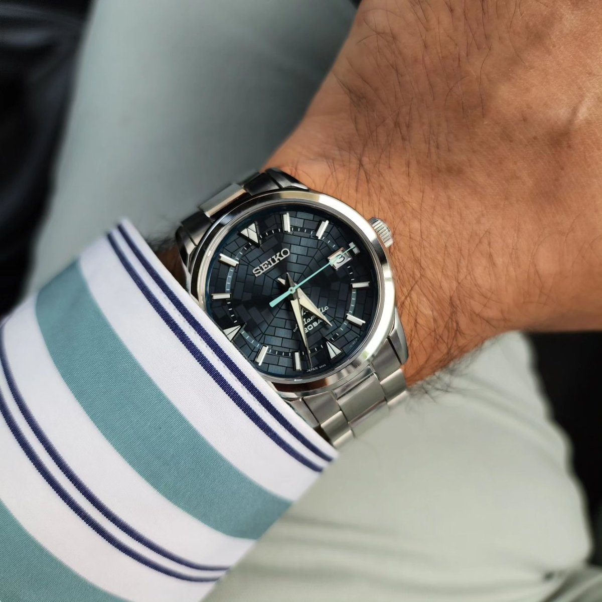 TheWatchDocs's tweet image. One of the best dials to come out of 2021... And almost impossible to find now! 🇯🇵
⌚: Seiko SPB259J1 &apos;Ginza&apos; (Limited Edition) 
#watchmatch #watchenthusiasts #thewatchdocs