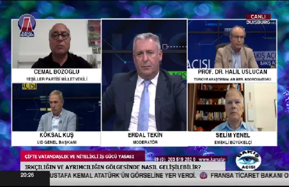 Union of International Democrats (@u_i_d) on Twitter photo #UID Genel Başkanı Sayın Köksal Kuş, Kanal Avrupa TV’de “Bakış Açısı” Programında Türkiye-AB ilişkileri hakkında önemli açıklamalarda bulunuyor.
fb.watch/neSSI_8O1O/?mi…
<a href="/KanalAvrupaTv/">Kanal Avrupa</a> #UID Genel Başkanı Sayın Köksal Kuş, Kanal Avrupa TV’de “Bakış Açısı” Programında Türkiye-AB ilişkileri hakkında önemli açıklamalarda bulunuyor.
fb.watch/neSSI_8O1O/?mi…
<a href="/KanalAvrupaTv/">Kanal Avrupa</a>