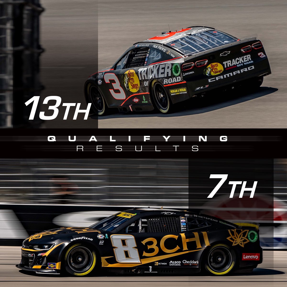 Cup qualifying results from <a href="/TXMotorSpeedway/">Texas Motor Speedway</a>!
