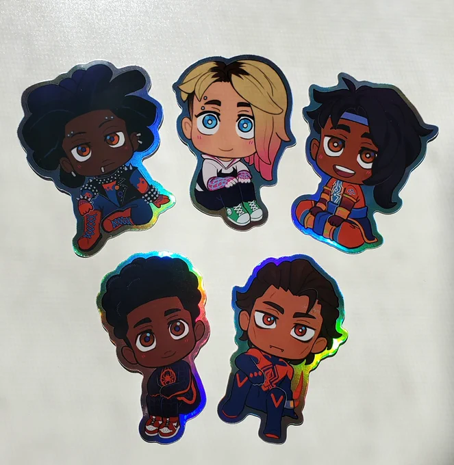 Pre-Order  the keychains and stickers have arrived! Happy with how they came out! I will be shipping everything this week! I apologize for how long it's taken! Look out for email with the tracking number  