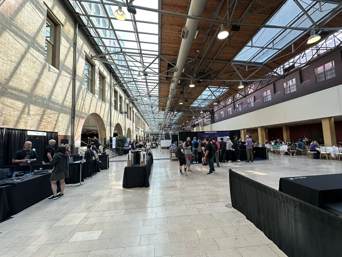 redoakmeetings's tweet photo. This week we were at @UnionStationSTL for the final @strangeloop_stl Conference. They had a heck of a run spanning from 2009-2023. Thank you to Alex Miller for allowing us to be part of this program for a 3rd straight year. #stl #strangeloop #software #eventplanners #events https://t.co/f7F5eEvkuG