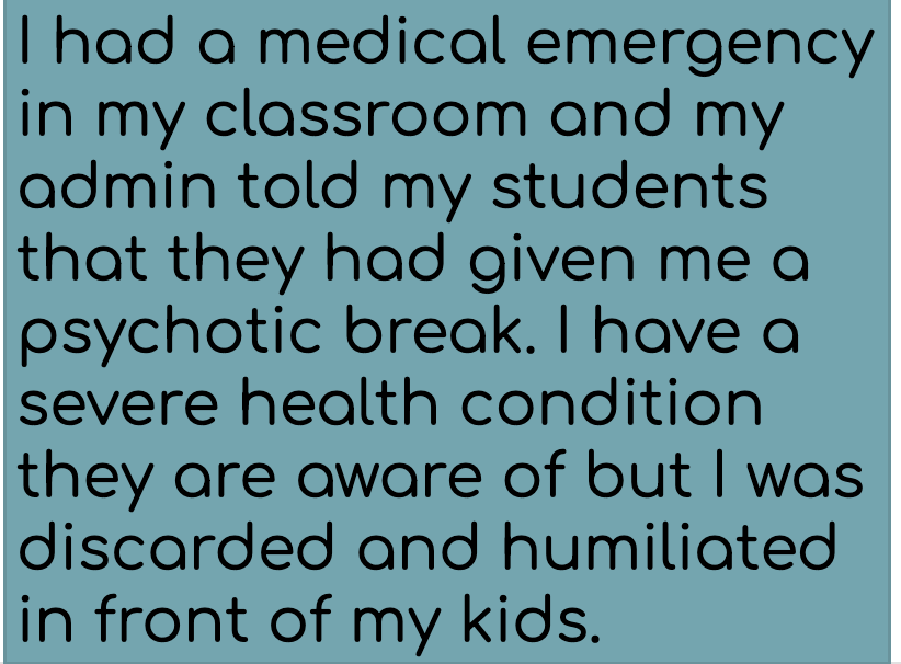 CCSDTeachers's tweet photo. CCSD Teachers are sharing their stories with "I wish the public knew..." #iwishthepublicknew
@ccsdparents @news3lv @8newsnow @ktnv @fox5vegas @JoshuaPeguero
@clarkcountysch @maddow @Lawrence https://t.co/2zk3RZ0JUr