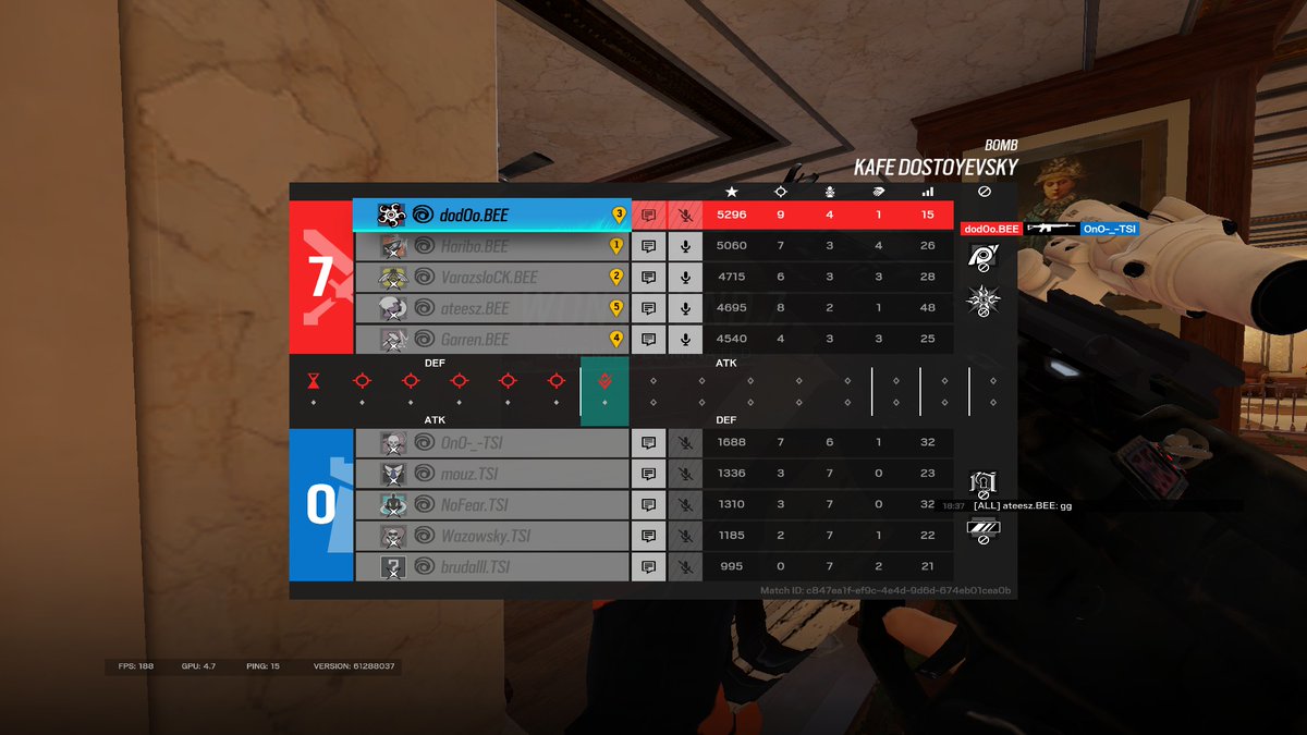 esport_bee's tweet photo. Back to back győzelem a @TSIEsports ellen, immár R6-ban is!

Ggwp!

#beesport 🐝 https://t.co/itPhw5B9EY