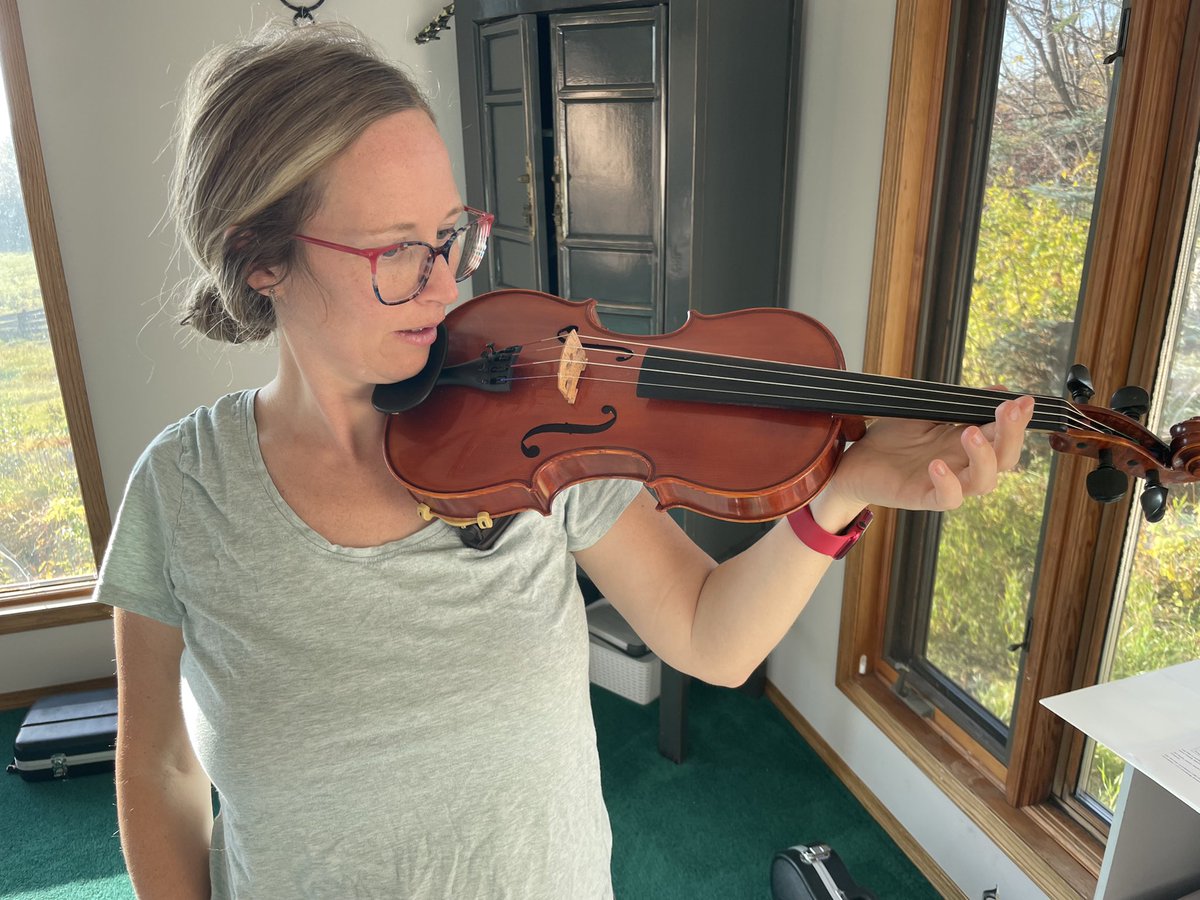 Learning something new
Old dreams uncurl like tendrils
Spring in autumn time

#haiku #HaikuSaturday #violin

So excited to be learning violin at last ❤️🎵🎻