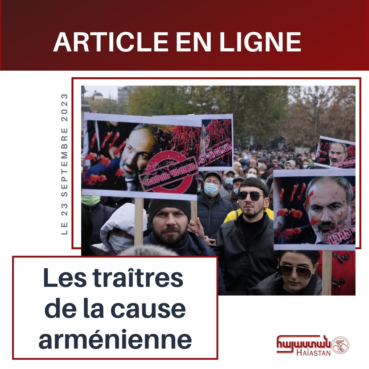 JournalHaiastan's tweet photo. [ARTICLE EN LIGNE] / Les traîtres de la cause arménienne.

Retrouvez cet article sur https://t.co/cysxSNkV7l https://t.co/LC7yRYsK2C
