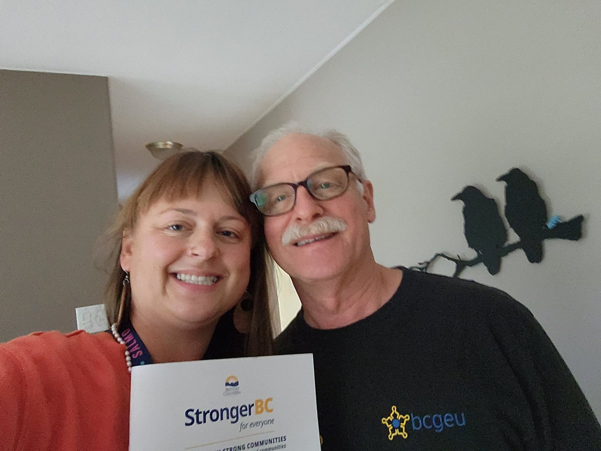 My parents were thrilled to get their copy of #StrongerBC: Good Lives in Strong Communities booklet, which prioritizes our commitment to delivering essential services and programs for communities across #ruralBC.

This is my dad, Terry, in my childhood home. 

#BCPoli
