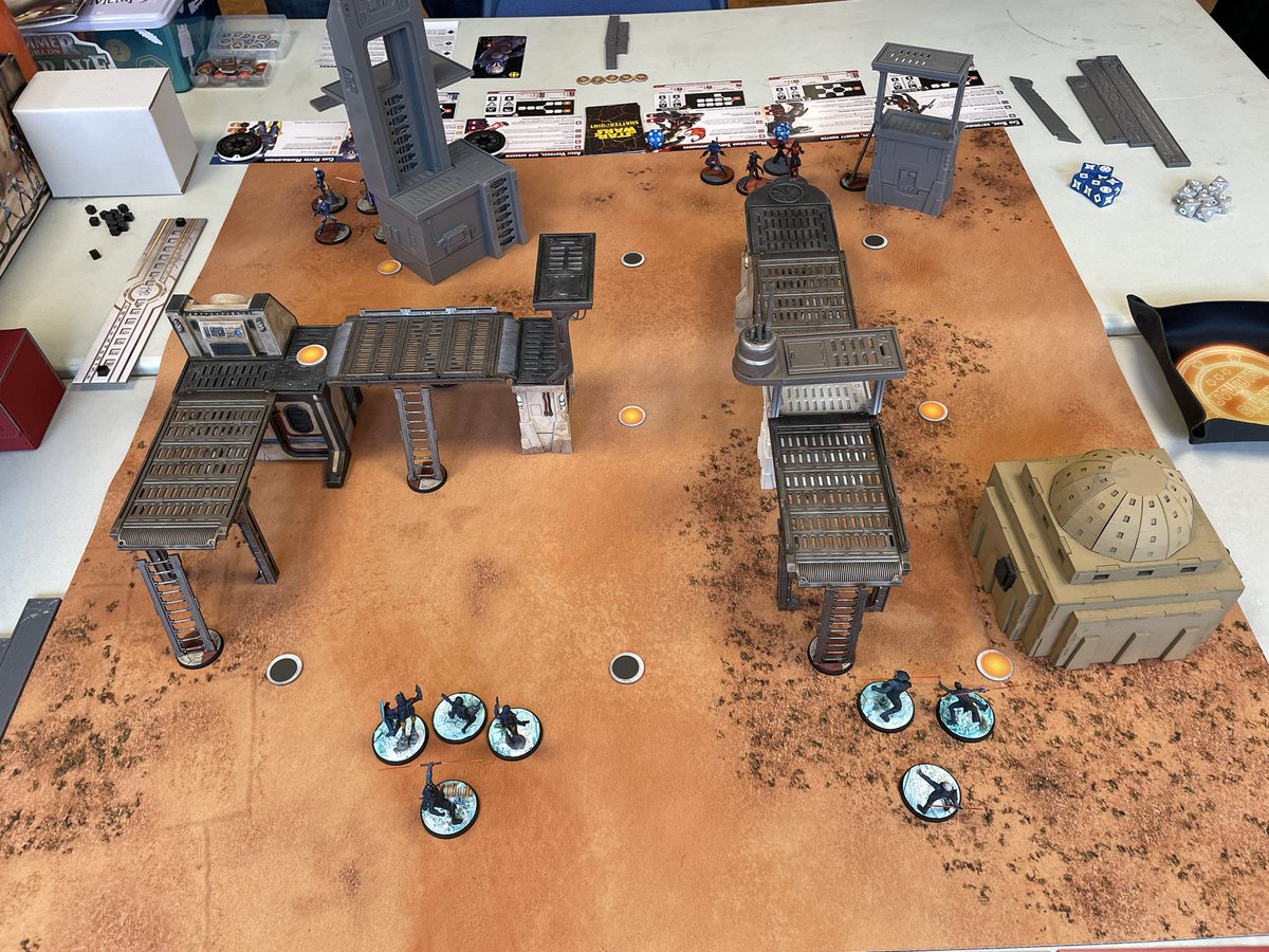W4Rmachine7's tweet photo. 1st ever game of #StarWars #Shatterpoint this afternoon at #AgentCon23 with an intro game courtesy of @agentsofsigmar. A really fun game with lots of potential as the character pool grows ✌️ https://t.co/SC0uGdm82w
