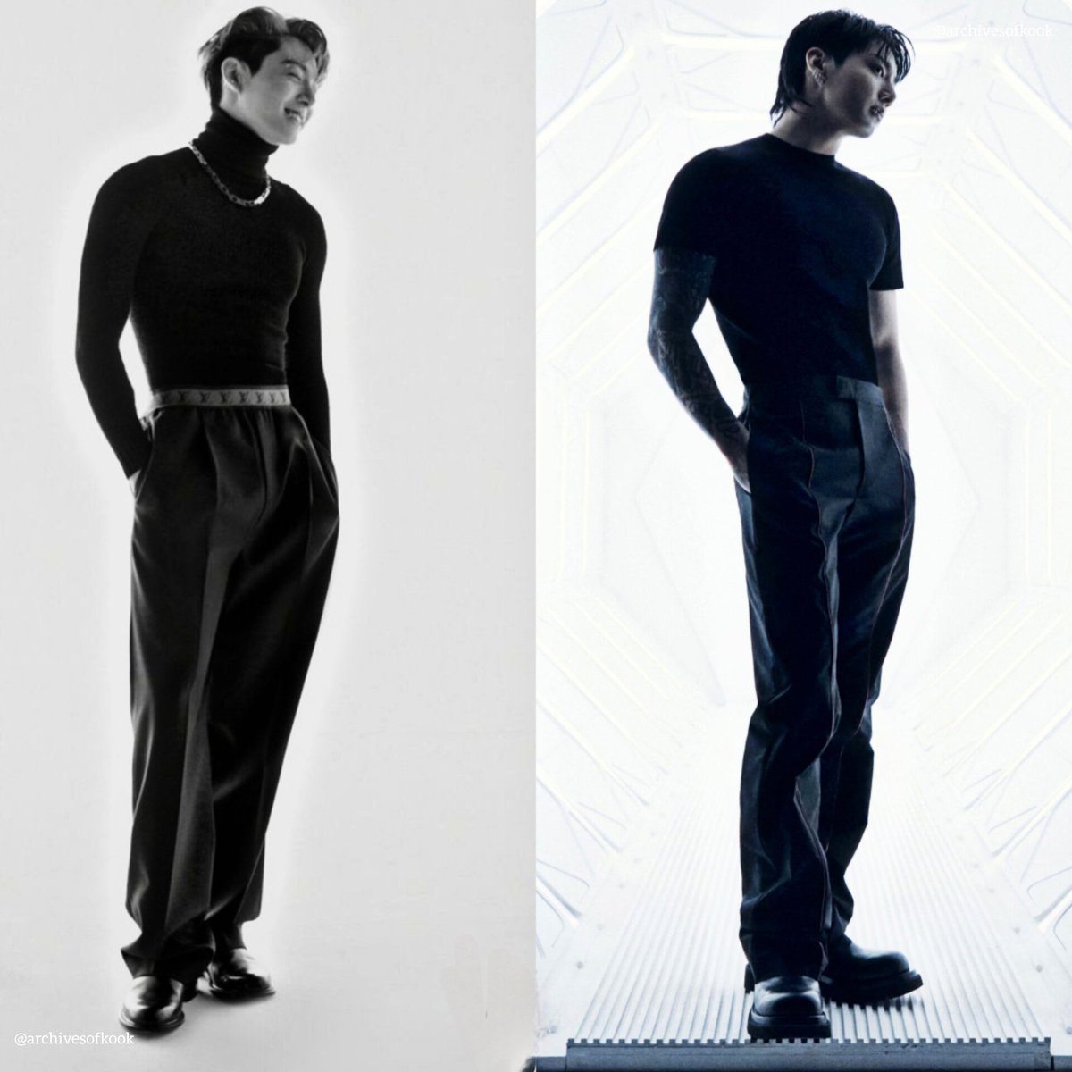 archivesofkook's tweet image. omg jungkook has the same posture