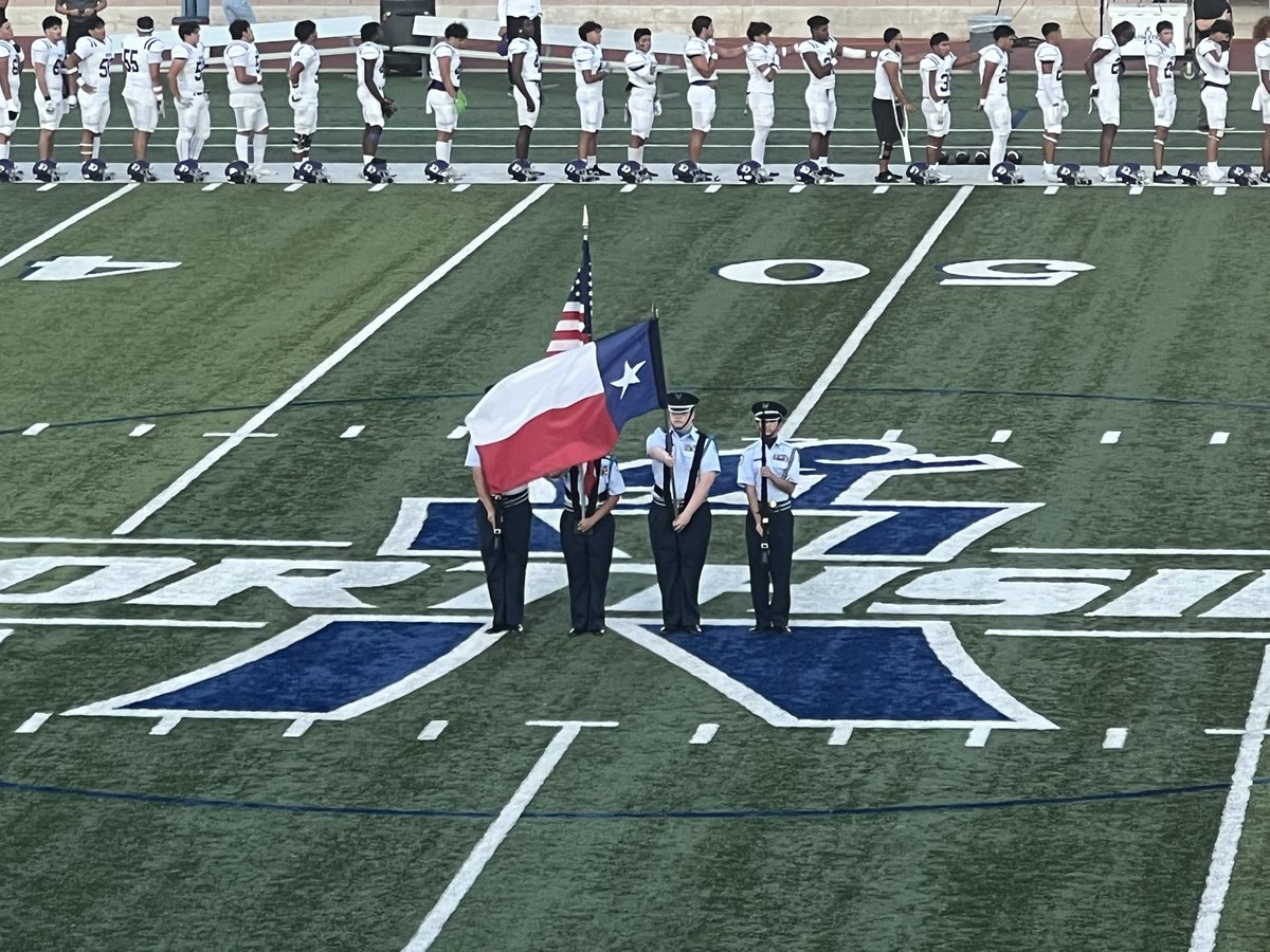 HRotc's tweet photo. First mixed color guard of the year! Harlan and Warren showing up. #Warlan https://t.co/Jll6Gn0nku