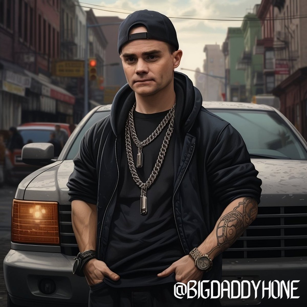 BigDaddyHone's tweet photo. 🔥 New Benny Shap just dropped 🎤🚀 Link in comments! #BennyShap #BenShapiro #Parody https://t.co/fc30bJZzA2