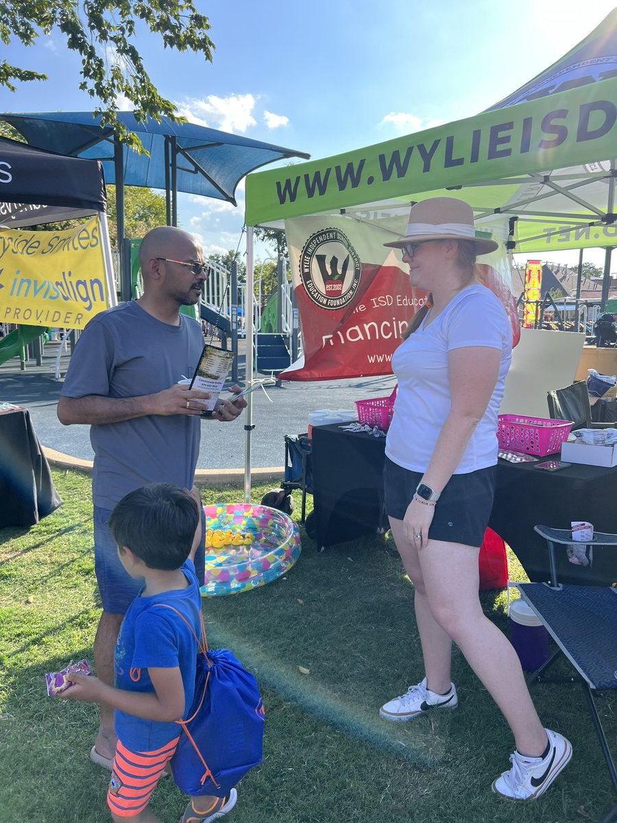 WISDFoundation's tweet photo. Come see us out at the Wylie ISD Council of PTAs Back the Future event! https://t.co/3MSh2nlwH4