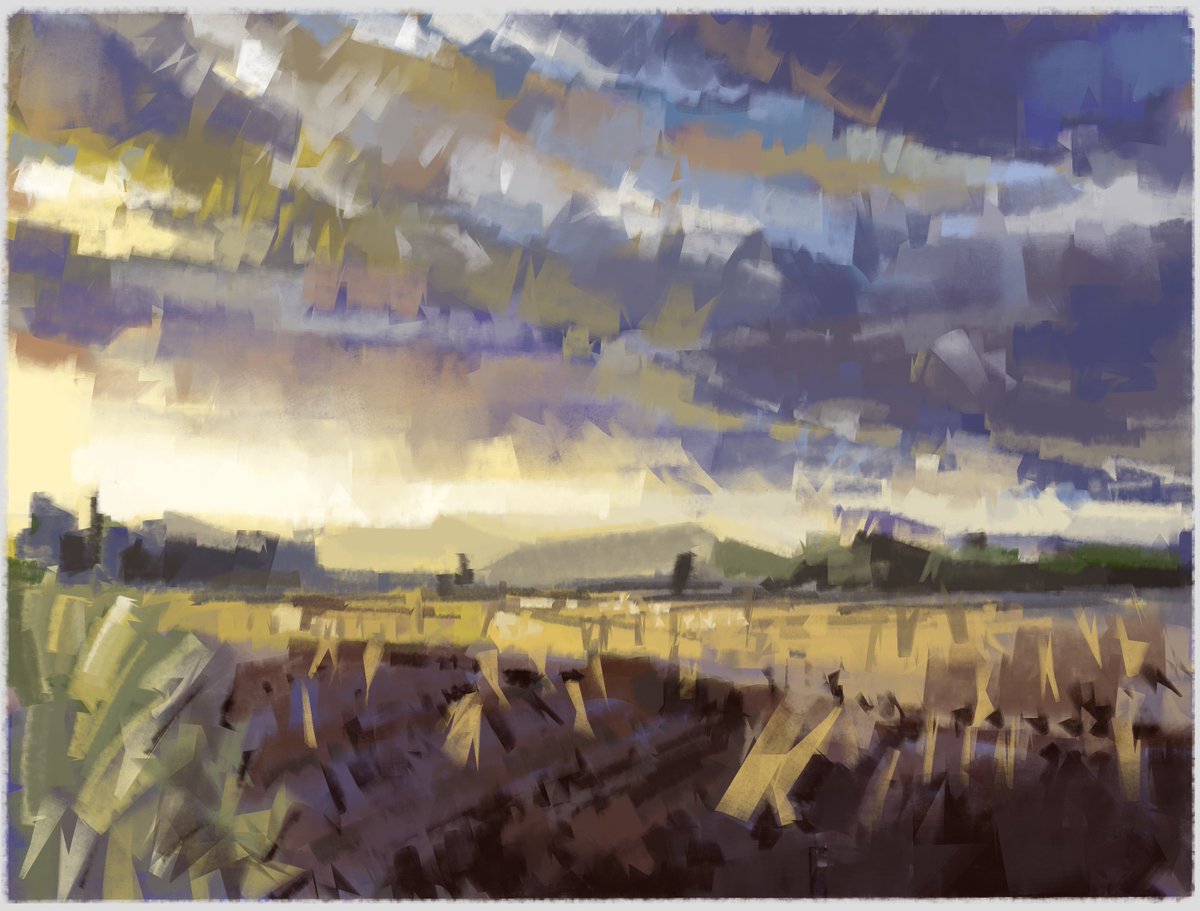 sqalaaaa's tweet photo. #landscapepainting!
Tanzania - 2012

Recently I've been trying to go back to using traditional art techniques.
Digital art is fantastic, but sometimes a man just wanted to huff some turpentine fumes. lol https://t.co/jJLZGUxYt4