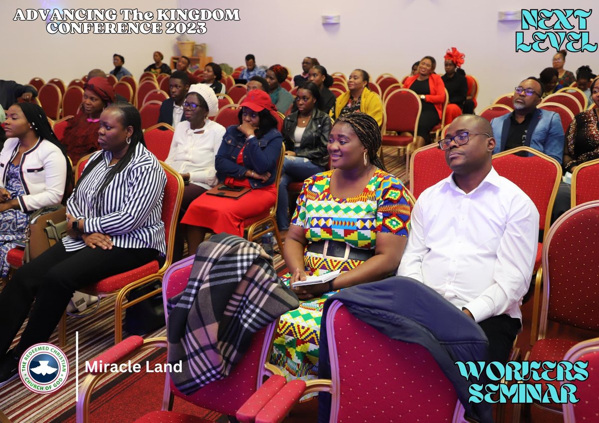 23RD SEPT., 2023
ADVANCING THE KINGDOM CONFERENCE
NEXT LEVEL WORKERS SEMINAR
FIRST SESSION
It’s a privilege to serve God;
It takes humility to serve God.
What level are you looking at getting into Heb 11:6 Gal 6:6 2Kings2:1-15
#AdvancingTheKingdomConference2023 
#RccgMiracleLand