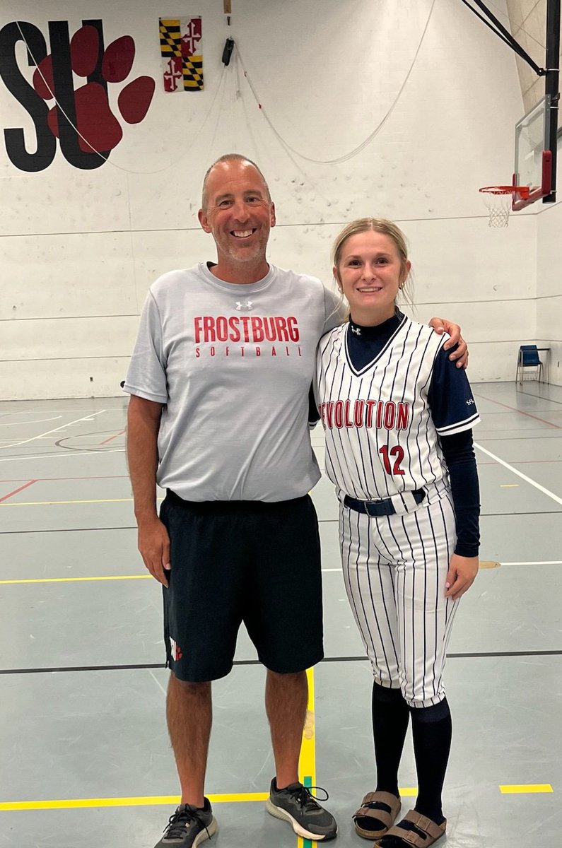 One of our newest Predators Kelsey Park 2025 (2B/UTL) attended the Frostburg Univ. Softball camp today! Thank you Coach Vasko! <a href="/FrostburgSB/">Frostburg Softball 🔴⚫🥎</a>