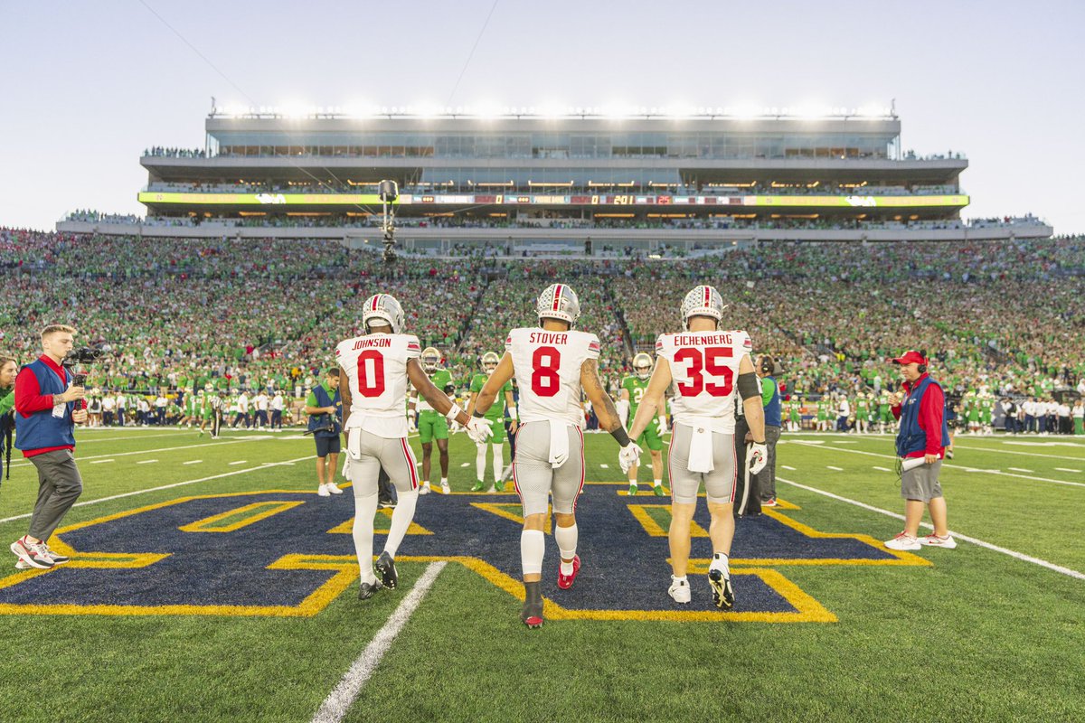 OhioStateFB's tweet image. Oh captain my captain 🫡