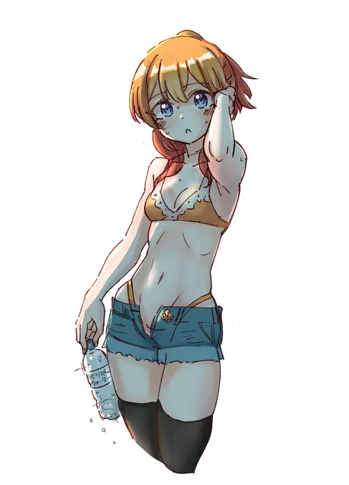 ちょっと適当に塗ってみた。ノウェムちゃん。 