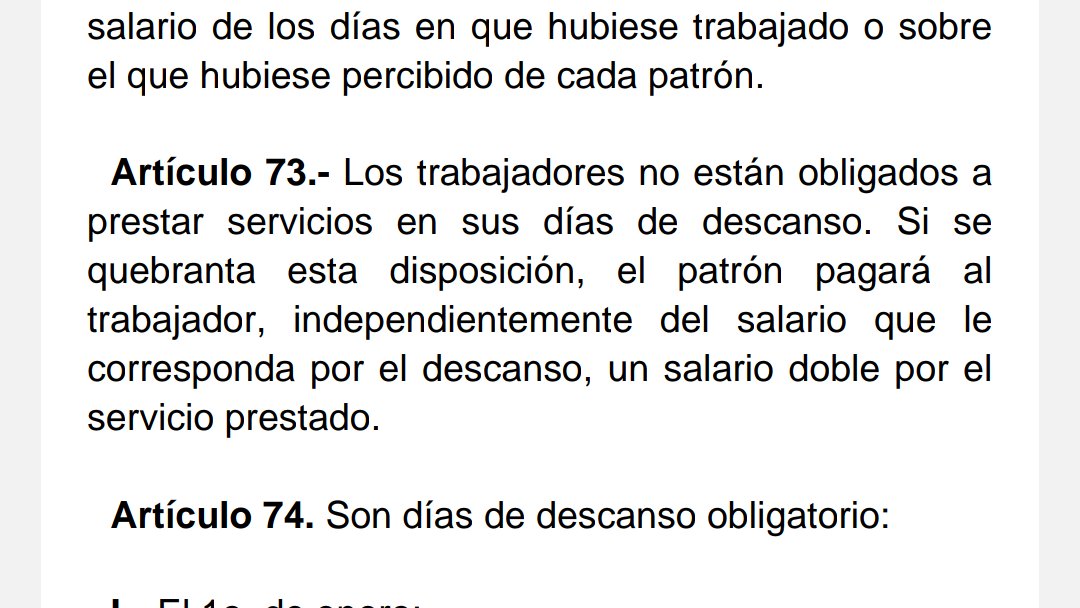 skyknight08's tweet photo. @TrabajosMierda Ley Federal del Trabajo ☺️ https://t.co/AgvdamxAVY