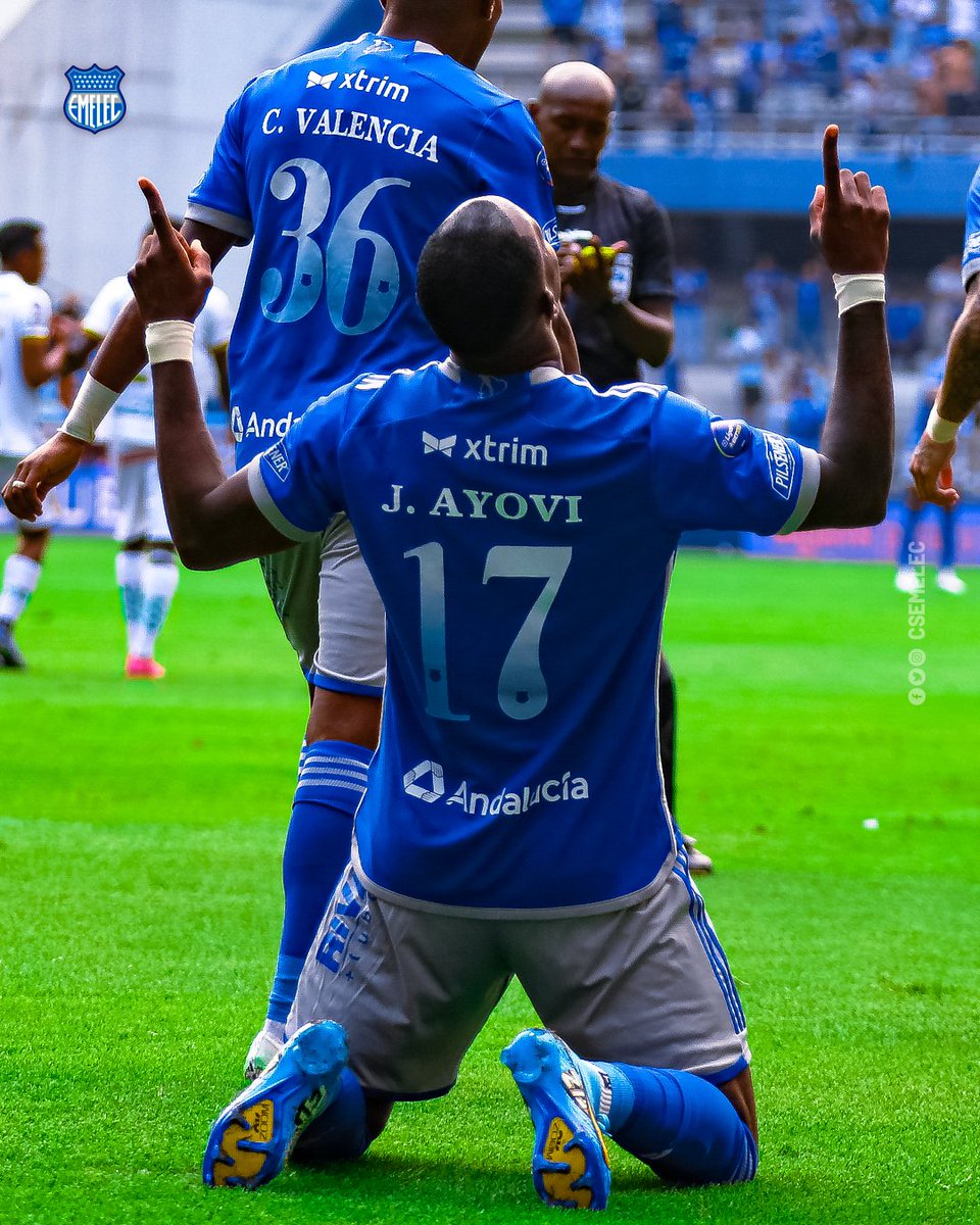 CSEmelec's tweet photo. 🔝 El 1⃣7⃣ volvió a marcar en casa 💪🏼

#PorEmelec 🤜🏽🤛🏽⚡️ https://t.co/GahKrXOCaK
