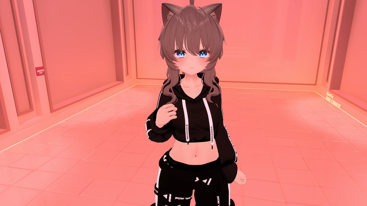 pyaanda's tweet photo. I have finished my Maya model! 🔥 I tried to make it look similar to my main model, once I get the VRMs made, I can use this model on stream~ 🎉

#vr #vrchat #vtuber #egirl #cute #3d #3dmodel #photos #pink #anime #neko #catgirl #streetwear #techwear https://t.co/pf5f8K7XIm