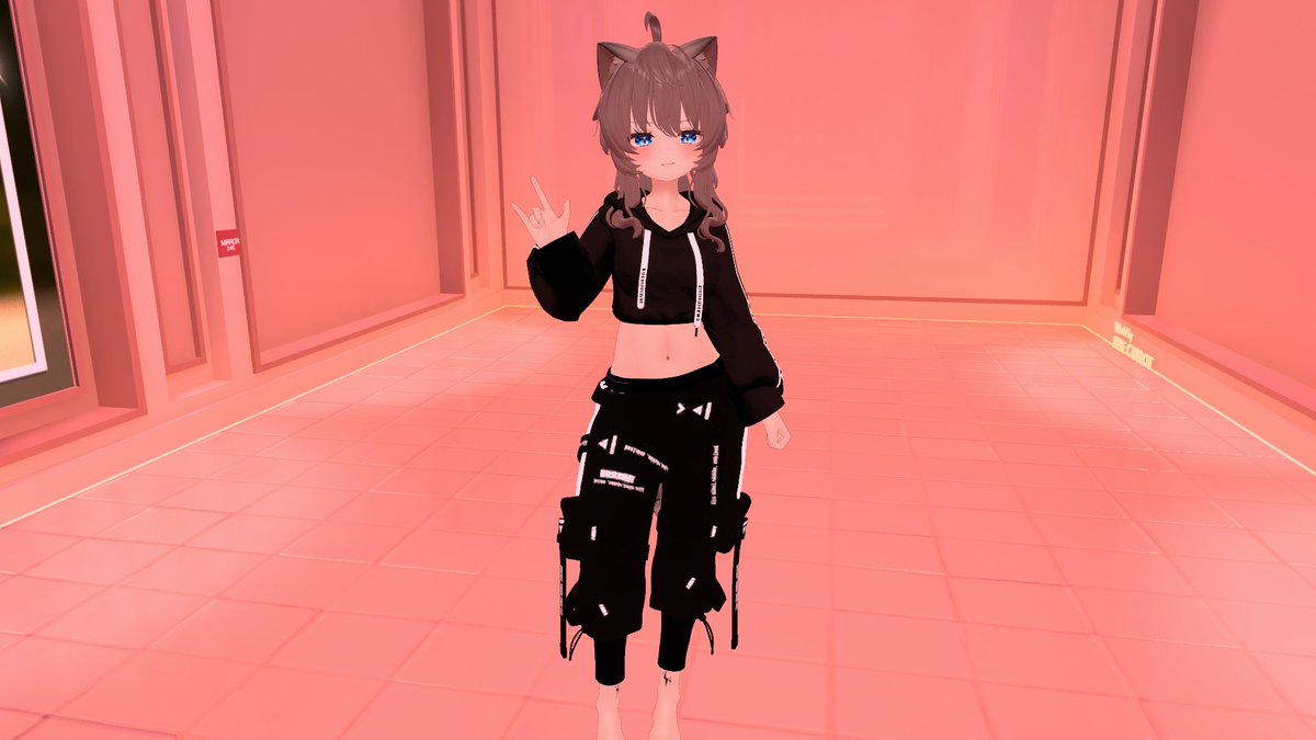 pyaanda's tweet photo. I have finished my Maya model! 🔥 I tried to make it look similar to my main model, once I get the VRMs made, I can use this model on stream~ 🎉

#vr #vrchat #vtuber #egirl #cute #3d #3dmodel #photos #pink #anime #neko #catgirl #streetwear #techwear https://t.co/pf5f8K7XIm