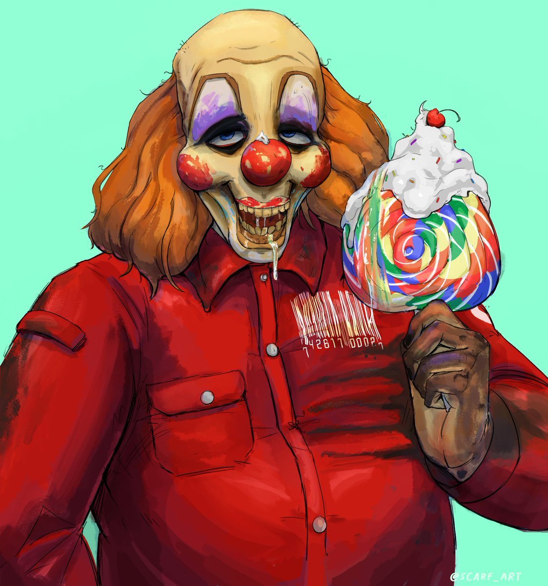 scarf_art's tweet image. Sweet and sated. 🍭